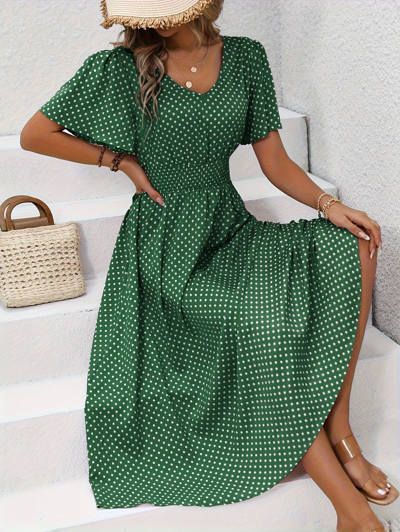 Élodie™ | Robe été froncée