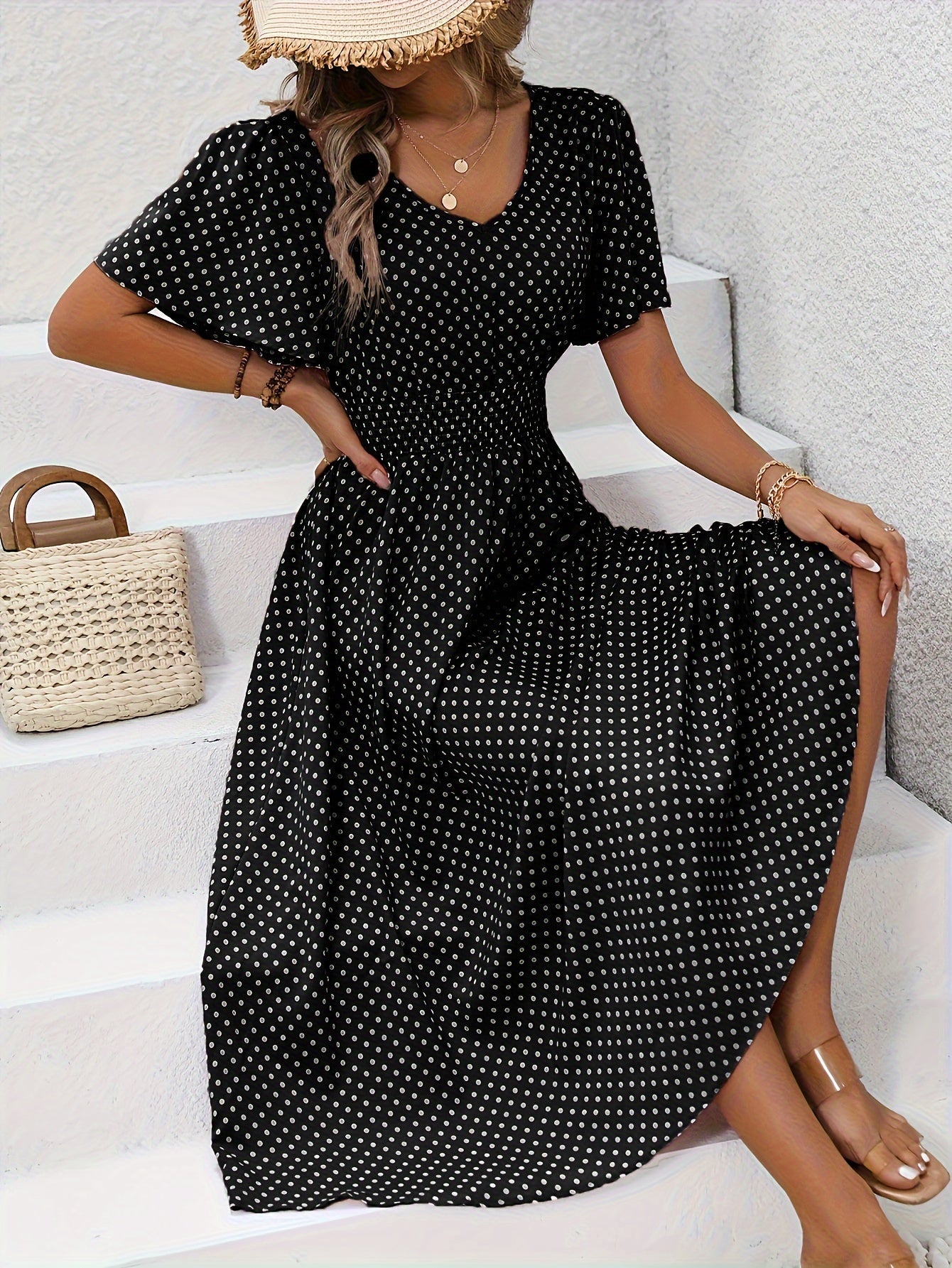 Élodie™ | Robe été froncée