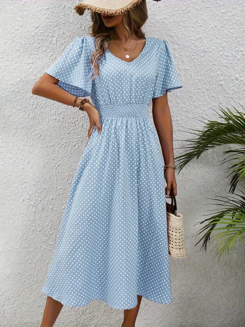 Élodie™ | Robe été froncée