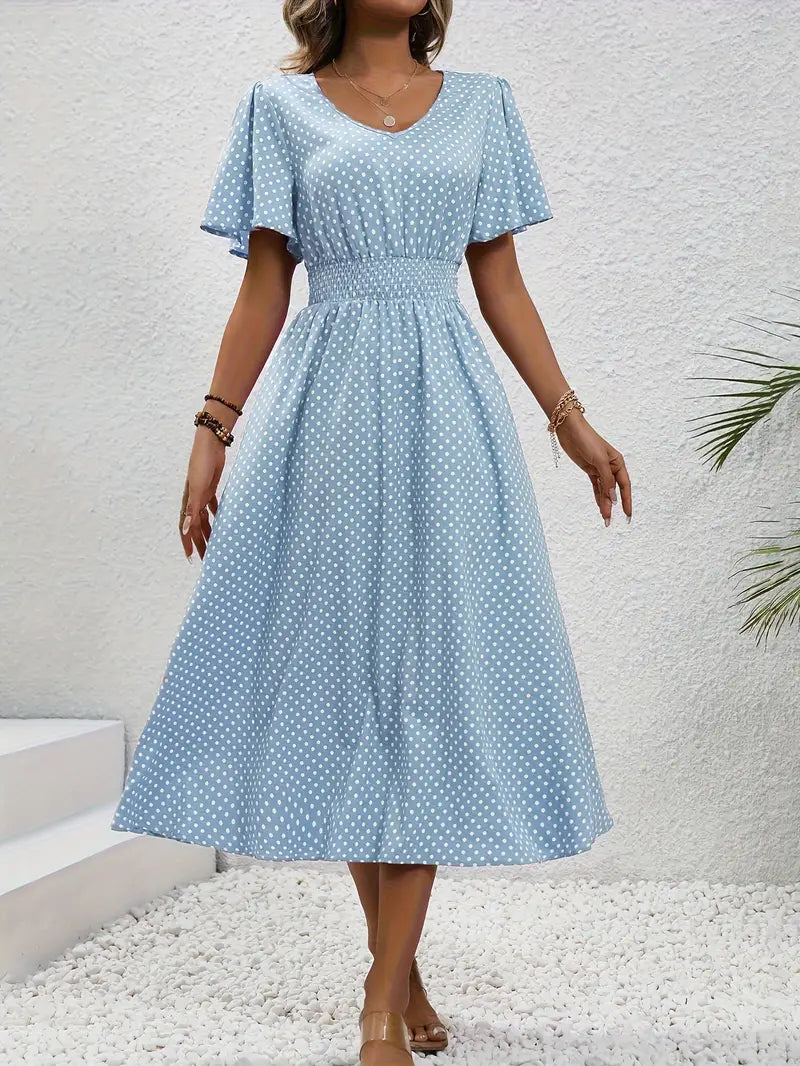 Élodie™ | Robe été froncée