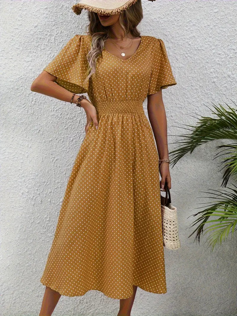Élodie™ | Robe été froncée