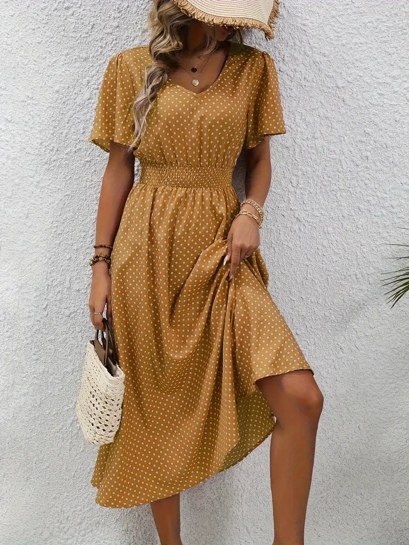 Élodie™ | Robe été froncée