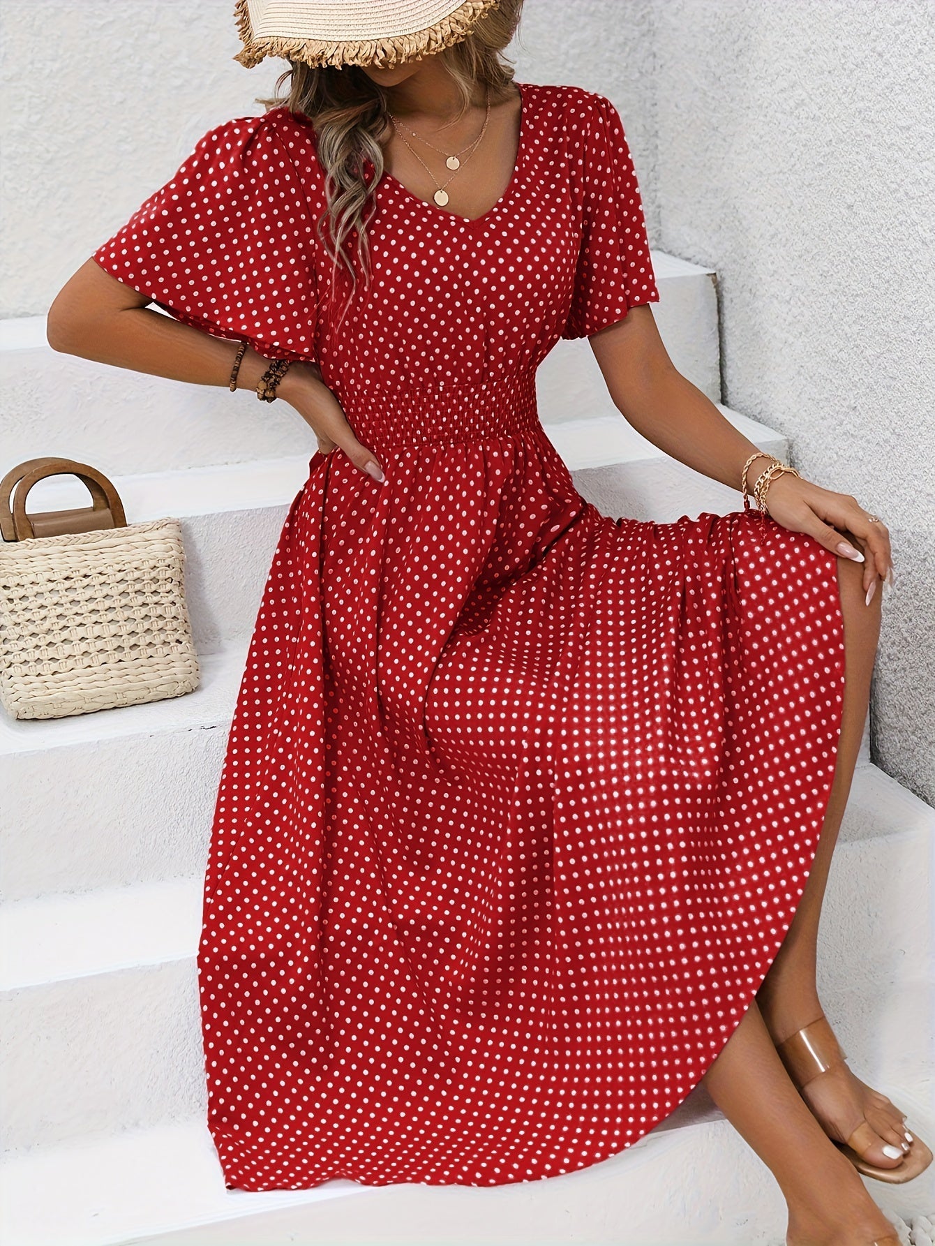 Élodie™ | Robe été froncée