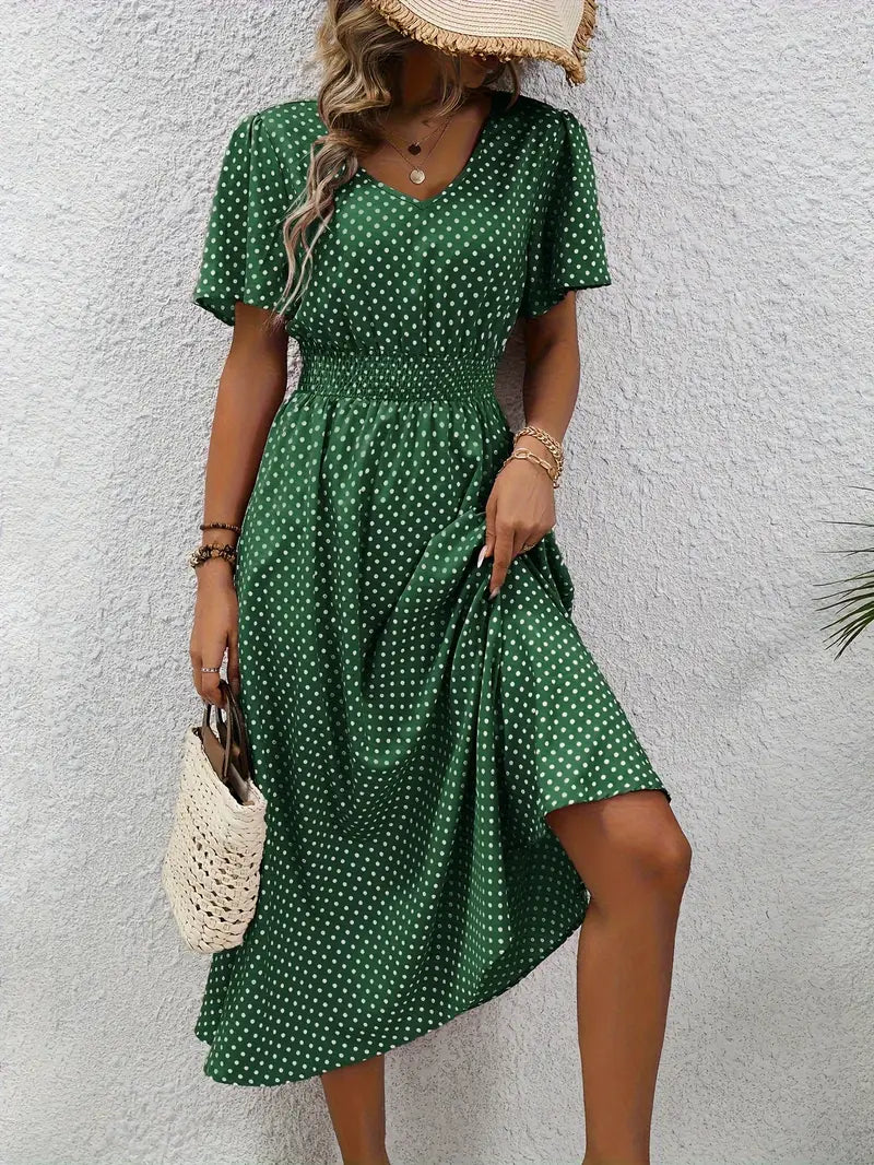 Élodie™ | Robe été froncée