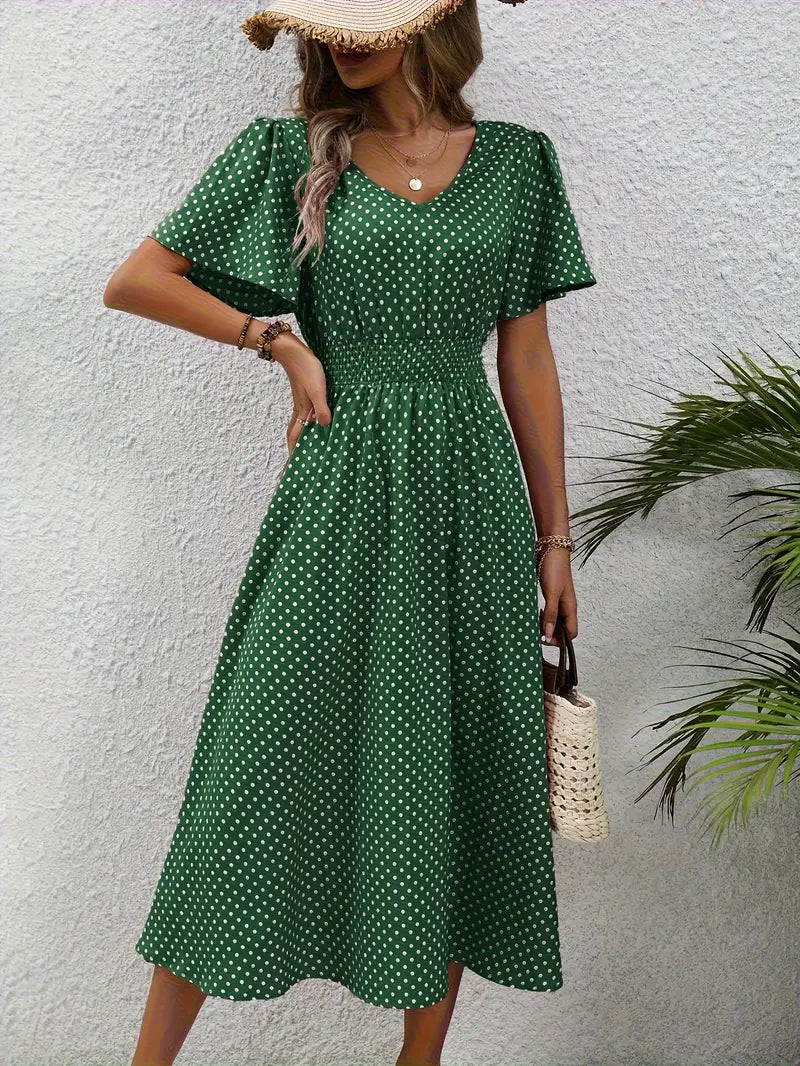 Élodie™ | Robe été froncée