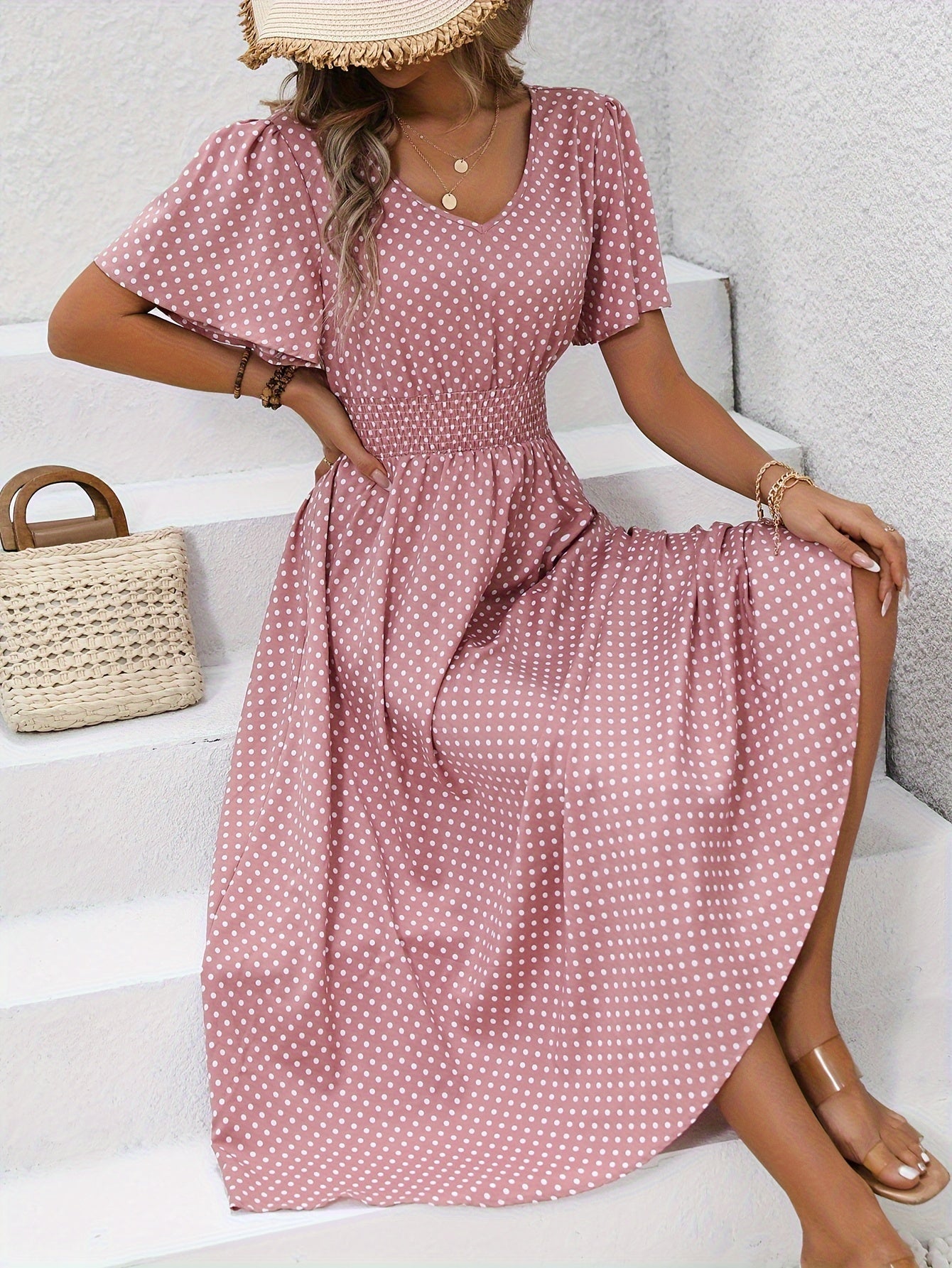 Élodie™ | Robe été froncée