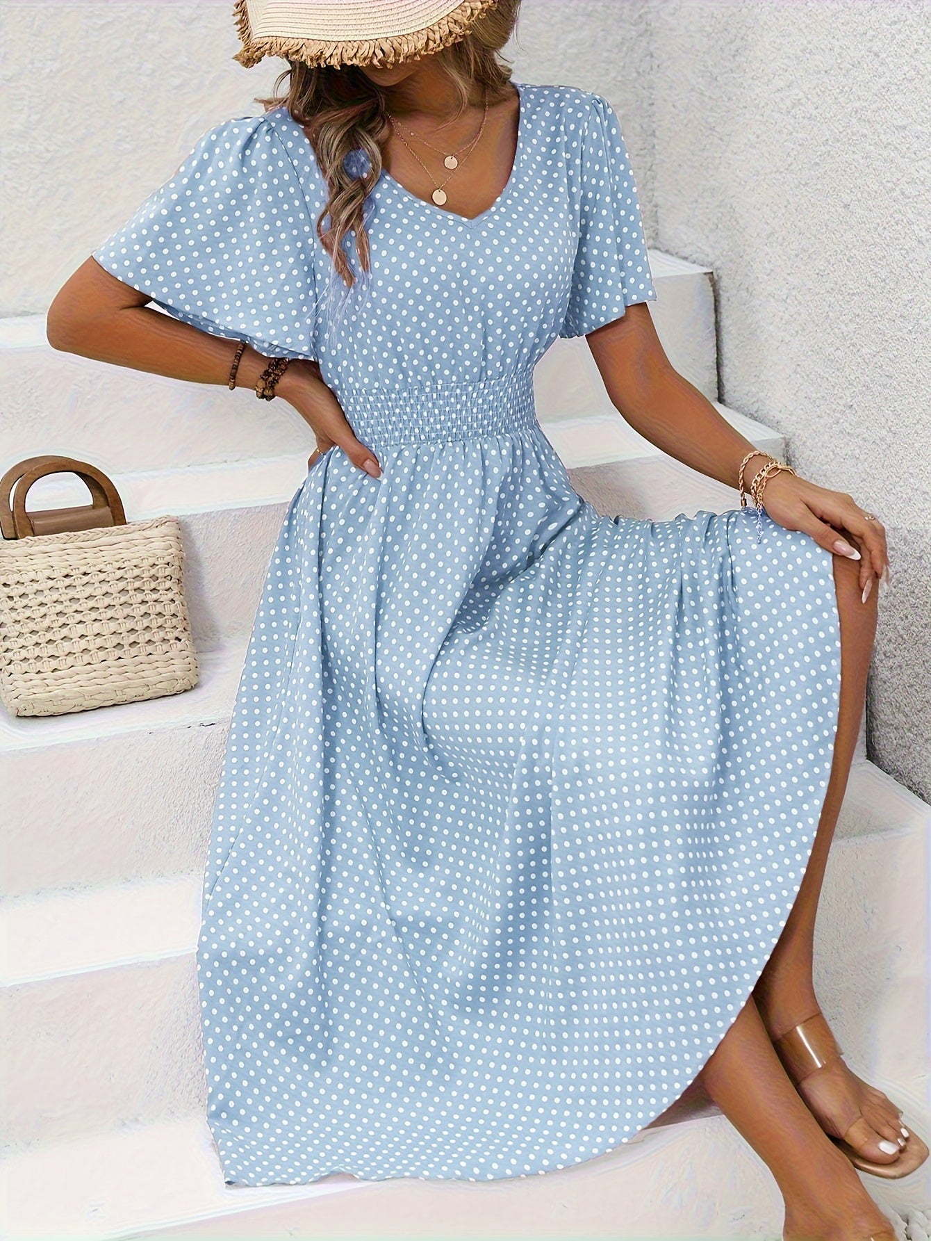 Élodie™ | Robe été froncée